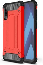 Samsung Galaxy A70 Hoesje - Mobigear - Outdoor Serie - Hard Kunststof Backcover - Rood - Hoesje Geschikt Voor Samsung Galaxy A70