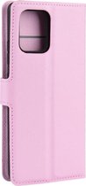 Samsung Galaxy S10 Lite Hoesje - Mobigear - Classic Serie - Kunstlederen Bookcase - Roze - Hoesje Geschikt Voor Samsung Galaxy S10 Lite