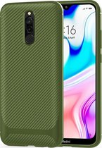 Xiaomi Redmi 8A Hoesje - Mobigear - Racing Serie - TPU Backcover - Groen - Hoesje Geschikt Voor Xiaomi Redmi 8A