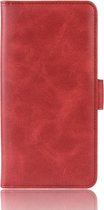 OPPO A9 (2020) Hoesje - Mobigear - Slim Magnet Serie - Kunstlederen Bookcase - Rood - Hoesje Geschikt Voor OPPO A9 (2020)