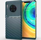 Huawei Mate 30 Pro Hoesje - Mobigear - Groove Serie - TPU Backcover - Groen - Hoesje Geschikt Voor Huawei Mate 30 Pro