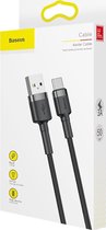 Baseus USB-A naar USB-C Kabel 0.5 Meter - Zwart