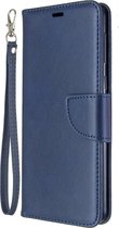 Samsung Galaxy A21 Hoesje - Mobigear - Excellent Serie - Kunstlederen Bookcase - Blauw - Hoesje Geschikt Voor Samsung Galaxy A21