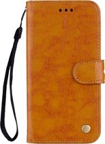 Huawei Mate 20 Hoesje - Mobigear - Wallet1 Serie - Kunstlederen Bookcase - Cognac - Hoesje Geschikt Voor Huawei Mate 20