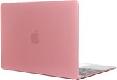 Apple MacBook 12 (2015-2017) Case - Mobigear - Glossy Serie - Hardcover - Roze - Apple MacBook 12 (2015-2017) Cover