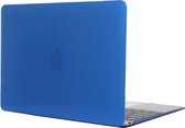 Apple MacBook 12 (2015-2017) Case - Mobigear - Glossy Serie - Hardcover - Donkerblauw - Apple MacBook 12 (2015-2017) Cover