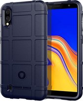 Xiaomi Redmi 9A Hoesje - Mobigear - Rugged Shield Serie - TPU Backcover - Blauw - Hoesje Geschikt Voor Xiaomi Redmi 9A