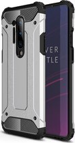 OnePlus 8 Pro Hoesje - Mobigear - Outdoor Serie - Hard Kunststof Backcover - Zilver - Hoesje Geschikt Voor OnePlus 8 Pro