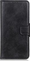 Samsung Galaxy Note20 Hoesje - Mobigear - Classy Serie - Kunstlederen Bookcase - Zwart - Hoesje Geschikt Voor Samsung Galaxy Note20
