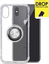 My Style Protective Flex Ring TPU Backcover Hoesje - Geschikt voor Apple iPhone Xs - Transparant