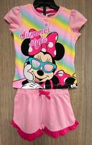 Disney Minnie Mouse short pyjama - kleur roze - in geschenkendoos. Maat 104 cm / 4 jaar