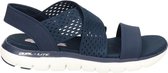 Skechers Flex Appeal 2.0 dames sandaal - Blauw - Maat 36