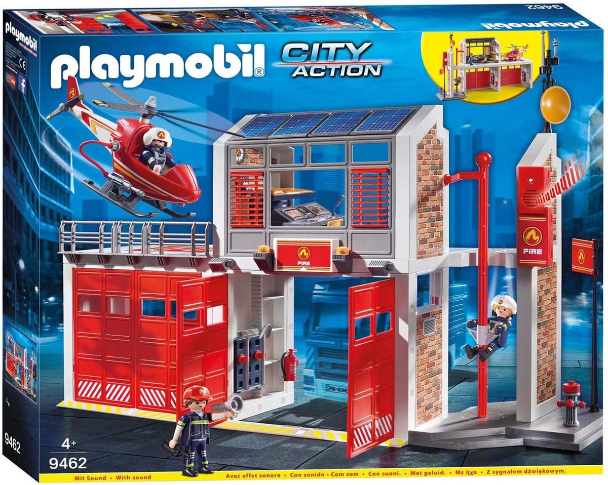 PLAYMOBIL City Action Camion de pompiers avec échelle pivotante - 9463 |  bol.com
