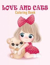 Love And cats coloring book