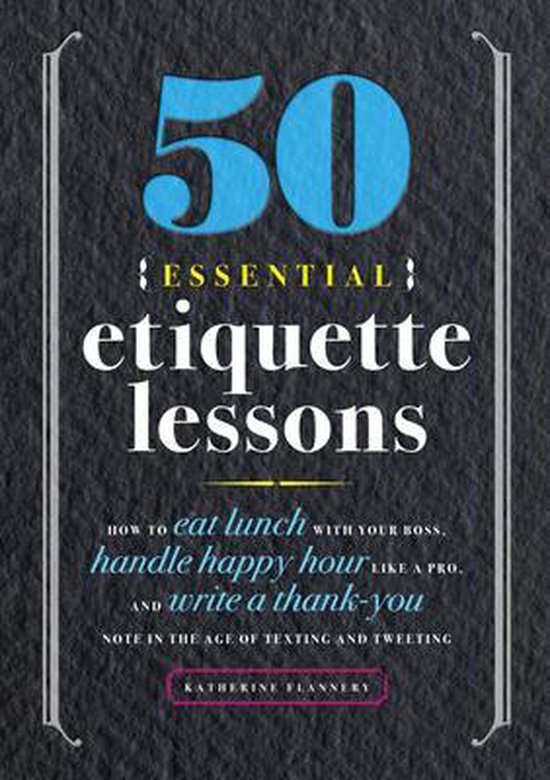50 Essential Etiquette Lessons - cover