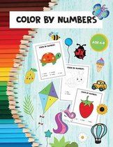 Color by Numbers - Fun Activity Coloring Book for Kids Ages 4-8