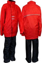 Ralka Rain Suit - Enfants - Unisexe - Taille 140 - Rouge