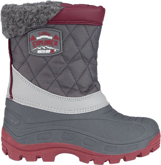 Winter-grip Snowboots - Northern Peak - Antraciet/Grijs/Bordeaux - 23/24