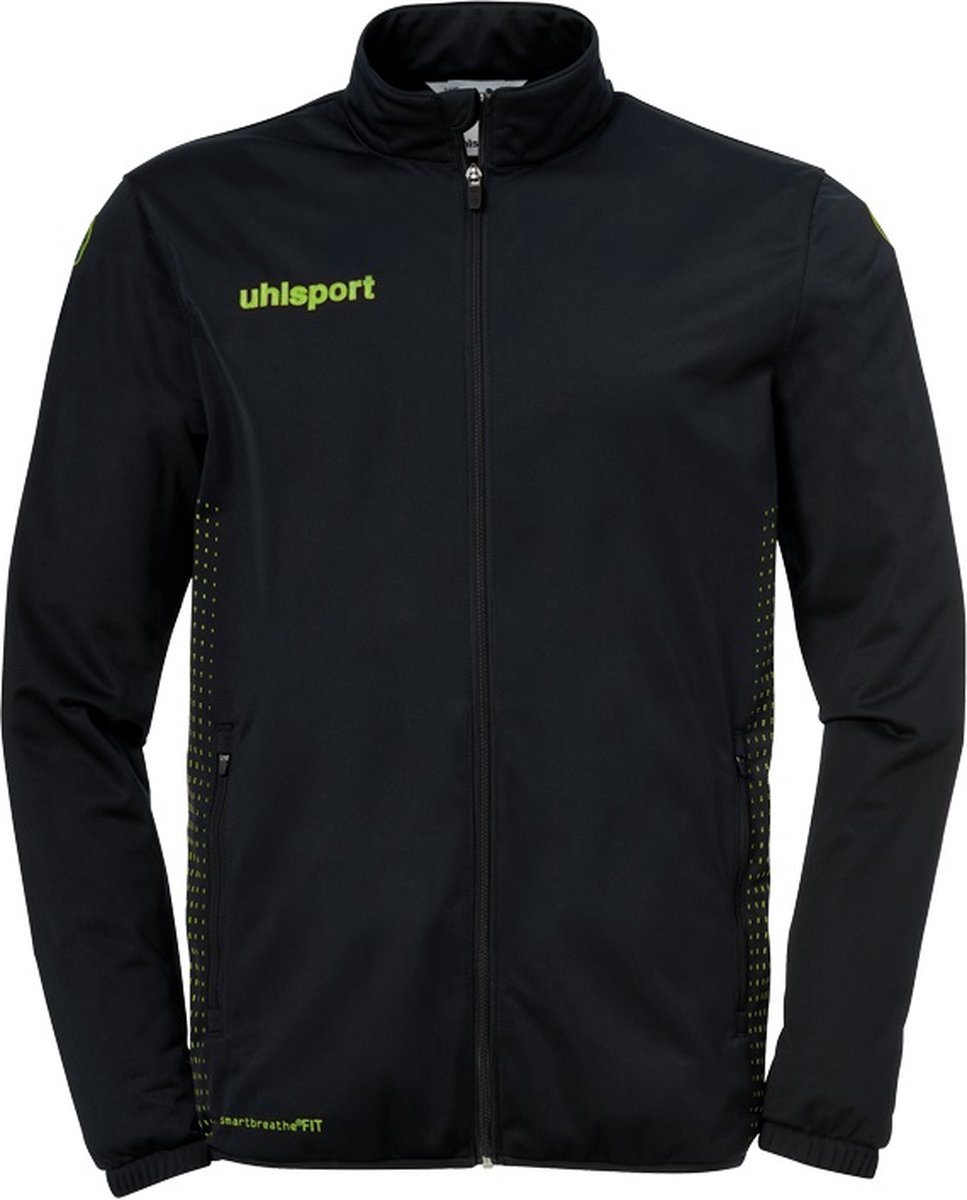 Uhlsport Score Classic Trainingsjas Zwart-Fluor Groen Maat M
