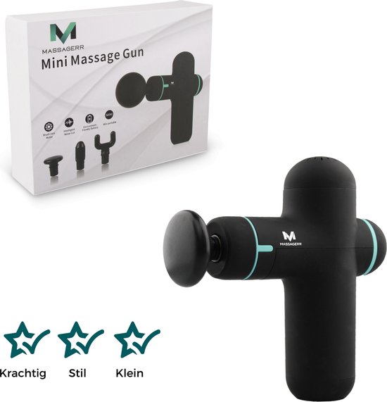 Massagerr® Mini Massage Gun - Massage Pistool - Klein - Krachtig - Stil