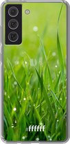 6F hoesje - geschikt voor Samsung Galaxy S21 FE -  Transparant TPU Case - Morning Dew #ffffff