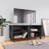 L&B Luxurys - Tv-meubel - Tv meubel - Kast - Wieltjes - Grijs kleur - industrieel - Tv meubels - Hout - L&B Luxurys