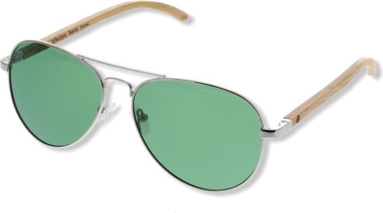 BEINGBAR Eyewear "Model 2" Sustainable Bamboo Sunglasses van BEINGBAR — afbeelding 5