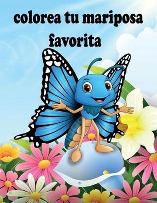 colorea tu mariposa favorita - cover
