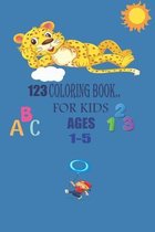 123 coloring book for kids AGES 1-5