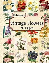 Vintage Flowers Ephemera