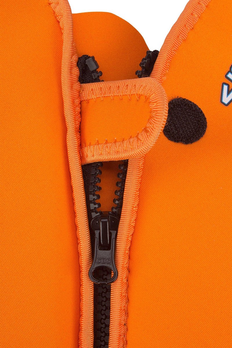 Waimea Zwemvest - 3 - 6 Jaar - 30 kg - Neopreen - Fluororanje — afbeelding 4