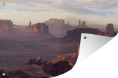 Muurdecoratie De Hunt's Mesa Grand Canyon - 180x120 cm - Tuinposter - Tuindoek - Buitenposter