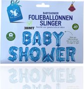 3BMT Babyshower versiering jongen - blauwe babyshower ballonnen