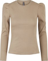 PIECES PCANNA LS TOP BC Dames T-shirt - Maat L