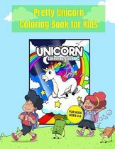 Pretty Unicorn Coloring Book for Kids