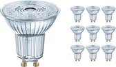 Voordeelpak 10x Osram Parathom GU10 PAR16 9W 940 550lm | Dimbaar - Koel Wit - Vervangt 80W