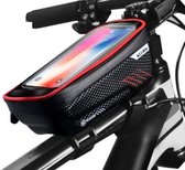 Easy Goods: frame fietstas met polariserende laag tegen de zon - mobielhouder - telefoonhouder fiets - MTB zadeltas -elektrische fietsen - waterdicht- mobielhouder tot 6.8 inch -16