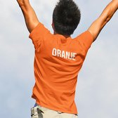 Oranje EK WK Koningsdag T-Shirt met tekst Oranje Back (HEREN - MAAT L) | Oranje WK  Kleding / Shirts Uniseks Pasvorm