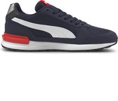 PUMA Graviton Unisex Sneakers - Peacoat-Puma White-Puma Silver-High Risk Red - Maat 41
