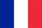 Mega vlag Frankrijk XXL - gevelvlag - supportersvlag - 436 x 350 cm