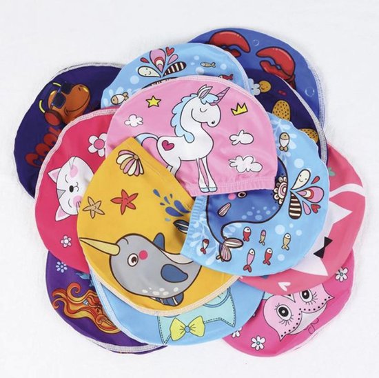 Le bonnet de bain Kinder - bonnet de douche enfant - bonnet de bain - baleine bleue