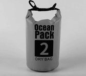 Nixnix Waterdichte Tas - Dry bag - 2L - Grijs - Ocean Pack - Dry Sack - Survival Outdoor Rugzak - Drybags - Boottas - Zeiltas