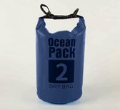 Nixnix Waterdichte Tas - Dry bag - 2L - Blauw - Ocean Pack - Dry Sack - Survival Outdoor Rugzak - Drybags - Boottas - Zeiltas