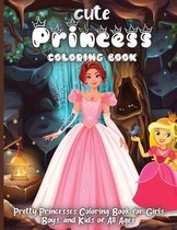 Cute Princess Coloring Book