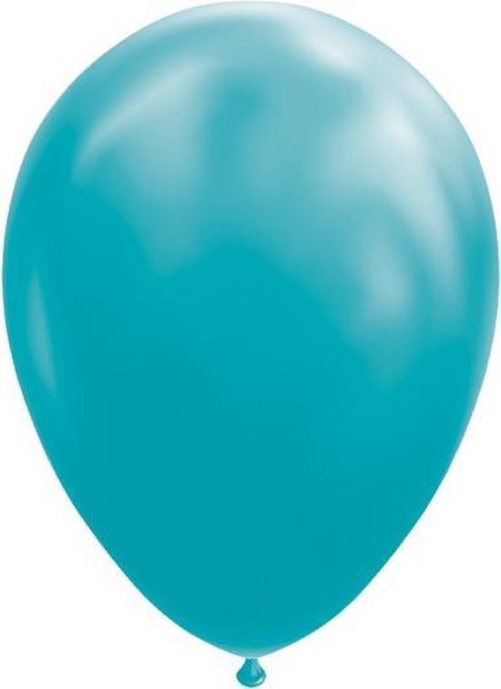 Globos Ballonnen 30 Cm Latex Turquoise 10 Stuks