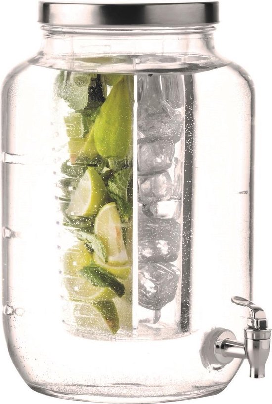 Leonardo Drank Dispenser met Infuser Succo 7 Liter