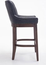Liv's Fusevika Barkruk - Modern - Zwart - Hout - 55 cm x 57 cm x 109 cm
