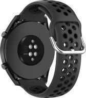 YONO Samsung Galaxy Watch 3 41mm Bandje - Siliconen Sport Air - Zwart
