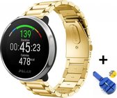 Luxe Metalen Armband Geschikt Voor Polar Ignite/Ignite 2 Horloge Bandje - Schakel Polsband Strap RVS - Verstelbare Watchband Met Horlogeband Inkortset - Stainless Steel Watch Band