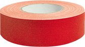 Watervaste tape - textiel - 50 meter op rol breedte 15 mm Rood